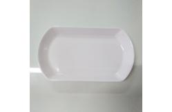 China Customized Logo Acceptable Rectangle Melamine Soup Plate for Hotel Occasion supplier