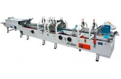 China ZH-800G Folding Gluing Machine Auto Folder Gluer Machine With Lock Bottom supplier