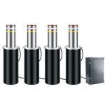 Parking Hydraulic Retractable Bollards Automatic Rising Manual Telescopic Bollards