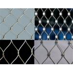 7 * 7 Type Custom Ferrule Stainless Steel Cable Netting For Cable Zoo Mesh for sale