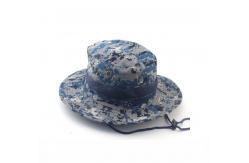 China 100% Cotton Fisherman Bucket Hat With Strings Plain Pattern Quick Dry supplier