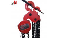 China 30m Lifting Galvanized Fixed 15T Manual Chain Block Diameter 10mm supplier