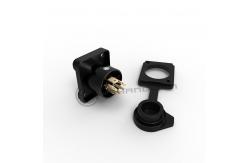 China Audio XLR Connector Outdoor Waterproof 5 Pin Connector Male Socket supplier