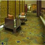 Green Hand Knotted Woolen Carpets Axminster Green Forest Pattern Design