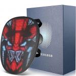 Shining App Halloween Led Mask Face With Upload And Play Video For Party Advertise for sale