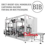 Erect-Insert-Seal Monoblock Cartoning Machine for Bag-in-Box Packaging for sale