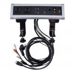 Surface mount electrical outlet desktop socket /office desk power outlets for sale