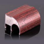 No Distortion Wardrobe Aluminium Profile 3D Wood Grain Finish Brightly Colored for sale