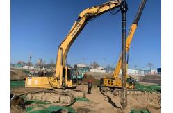 China BVEM 2600 r/min rotation speed hydraulic vibroflot pile driver supplier