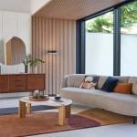 Esay To Install  PS Panel 3D Wood Fluted PS Wall Panel Exterior