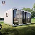 China Windproof Prefab Glamping Pods Aluminum Capsule Apple Container House factory