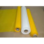 100% Polyester Yellow Screen Printing Mesh Roll Heat Resistance For Cermics Printing