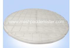 China 2500 mm Custom Order 8 Parts Plastic PTFE Knitting Mesh Demister Pad supplier