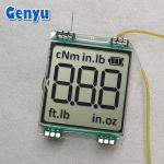 Customization 3 Digit 7 Segment LCD Display TN Potivie Black Fonts 12 PIN Connect for sale