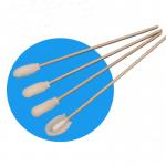 TX720 Biodegradable Wooden Stick Sponge Stick Medical Foam Cover Cotton Swab Applicator for sale