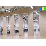 Sound Proof Office Meeting Room Panels 65mm Thickness Wooden Material Sliding Partition Wall