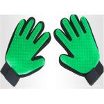 Silicone Pet Grooming Brush Glove , Pet Hair Cleaning Glove 23 * 17 Cm