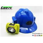 Waterproof 6800mAh 385lum Rechargeable LED Cap Lamp 2.96W for sale