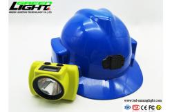 China Waterproof 6800mAh 385lum Rechargeable LED Cap Lamp 2.96W supplier