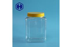 China 1200ml Rectangular Leak Proof Plastic Jar For Cashew Nuts Diameter 87mm supplier