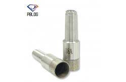 China Brazed Body Sharp Taper Shank Diamond Glass Core Drill Bit supplier