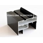 High Hardness Curtain Wall Aluminum Profiles Light Easy Processing / Installation for sale
