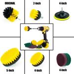 12PCS Multi Purpose Drill Brush Kit 1.28 Pounds Attachment Various Bristles