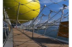 China High Safe Protection Wire Rope Netting Rustproof For Seaside / Animal Zoo supplier