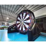 Interactive Inflatable Sports Games Soccer Dart Blow Up Football Goals for sale