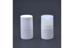 China Cylinder Shape Empty Roll On Deodorant Containers With PP Roller Ball supplier
