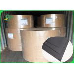 FSC SGS FDA Certified 350gsm 400gsm Black Cardboard For Notebook Covers for sale