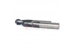 China 12mm Spherical Ball Nose End Mills For Steel Two Flutes 24mm supplier