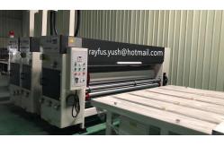 China Auto Print 4 Colour Machine Flexo Printing Die Cutting Semi Auto Chain Feeding supplier