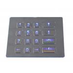 IP65 dynamic rated industrial backlight  vending machine keypad vandal proof for sale