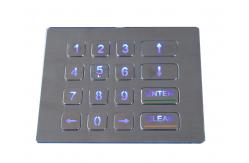 China IP65 dynamic rated industrial backlight  vending machine keypad vandal proof supplier