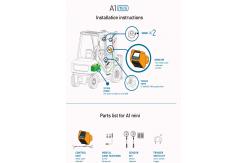 China Material Handling Digital Forklift Weighing Scales with Automatic Measure Method supplier