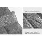 Gray Colour 15 shore C 3D Foam Wall Stickers 50pcs/ctn for sale