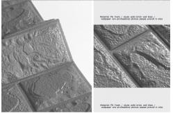 China Anti static 770*700mm 3d brick wall foam stickers / pe foam wall panels supplier