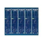 70um HASL HDI PCB Board 4 Layer 8mil PTEF Alu Cu With Blue Solder Mask for sale