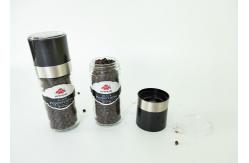 China Stylish Glass and Plastic Pepper Mills Designed for Culinary Enthusiasts supplier