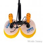 Solar Panel Cleaning Brush with Artificial Control and 7.5 Meter Telescopic Pole