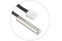 China 10K 3950K NTC Thermistor Sensor 5x25 Stainless Steel Temperature Sensor supplier
