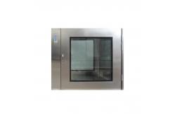 China Cleanroom SUS304  SS Pass Box UV Light Static Pass Static Through Box supplier