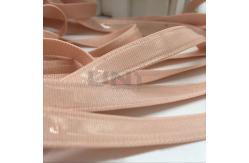China Red Garments Accessories Silicone Coating Elastic Tape Bands With Customizable Widths supplier