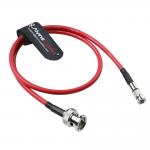 Alvin's Cables Micro BNC to BNC Cable 12G-SDI High Speed 4K UHD Video Coaxial Cable, 75 Ohm Ultra-Slim for Blackmagic Video Assist 5 Monitor, Red 50CM|19.7inches for sale