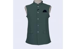 China Terry Rayon Custom Tuxedo Suit Mens Stand Collar Waistcoat supplier