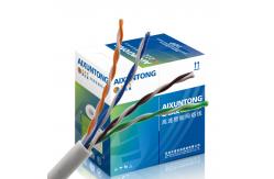 China 1000Ft 305M Coiled Cat5E Utp Ftp Lan Cable With Pull Box Packing supplier
