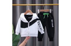 China Children's Outfit Sets Toddler Baby Jacket Three Piece Handsome Clothes supplier