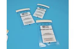 China Rectangular Glossy Printed Blood Absorbent Pouches With Handle supplier