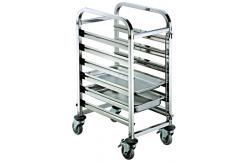 China Mobile Commercial Hotel Equipment Bakery Tray Rack Trolley Stainless Steel Food Trolley supplier